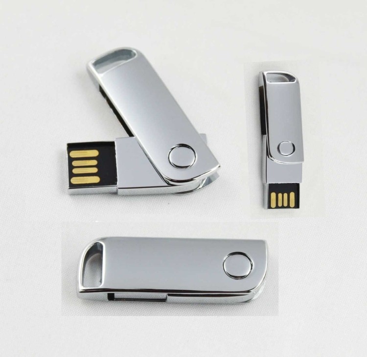 4G metal USB flash drivers with one color laser logo 2