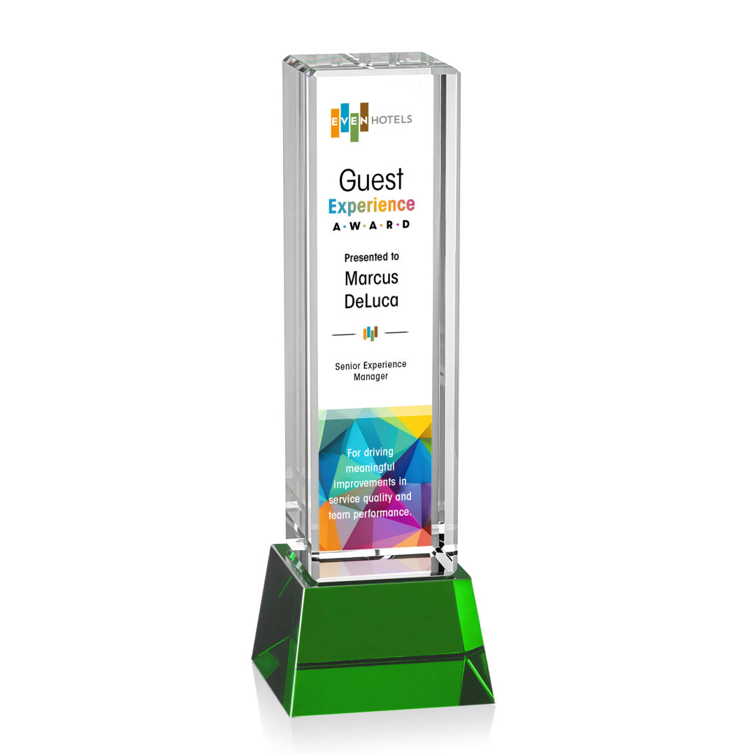 Robson VividPrint™ Award on Base - Green 3