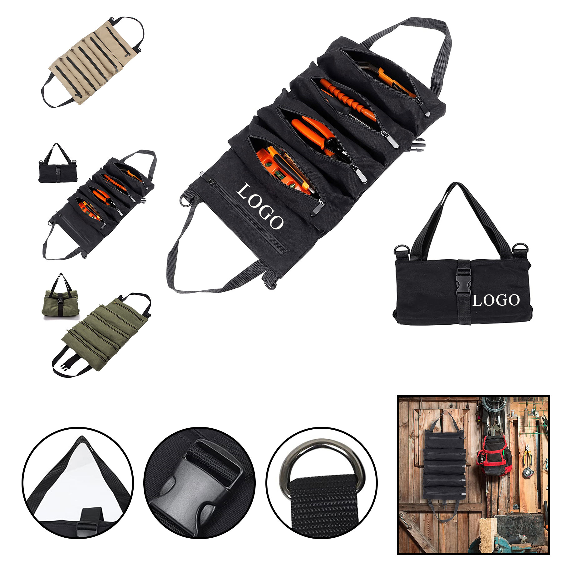 Multi-Purpose Roll Up Tool Bag 2