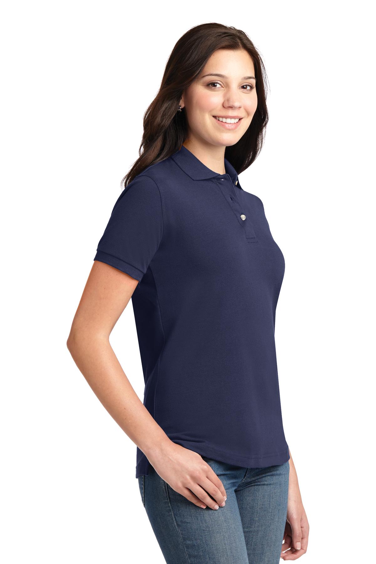 Port Authority Women's Heavyweight Cotton Pique Polo. L420 73