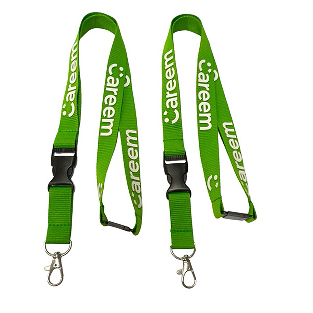 Polyester Custom Printed Lanyard w/ Buckle Release 2