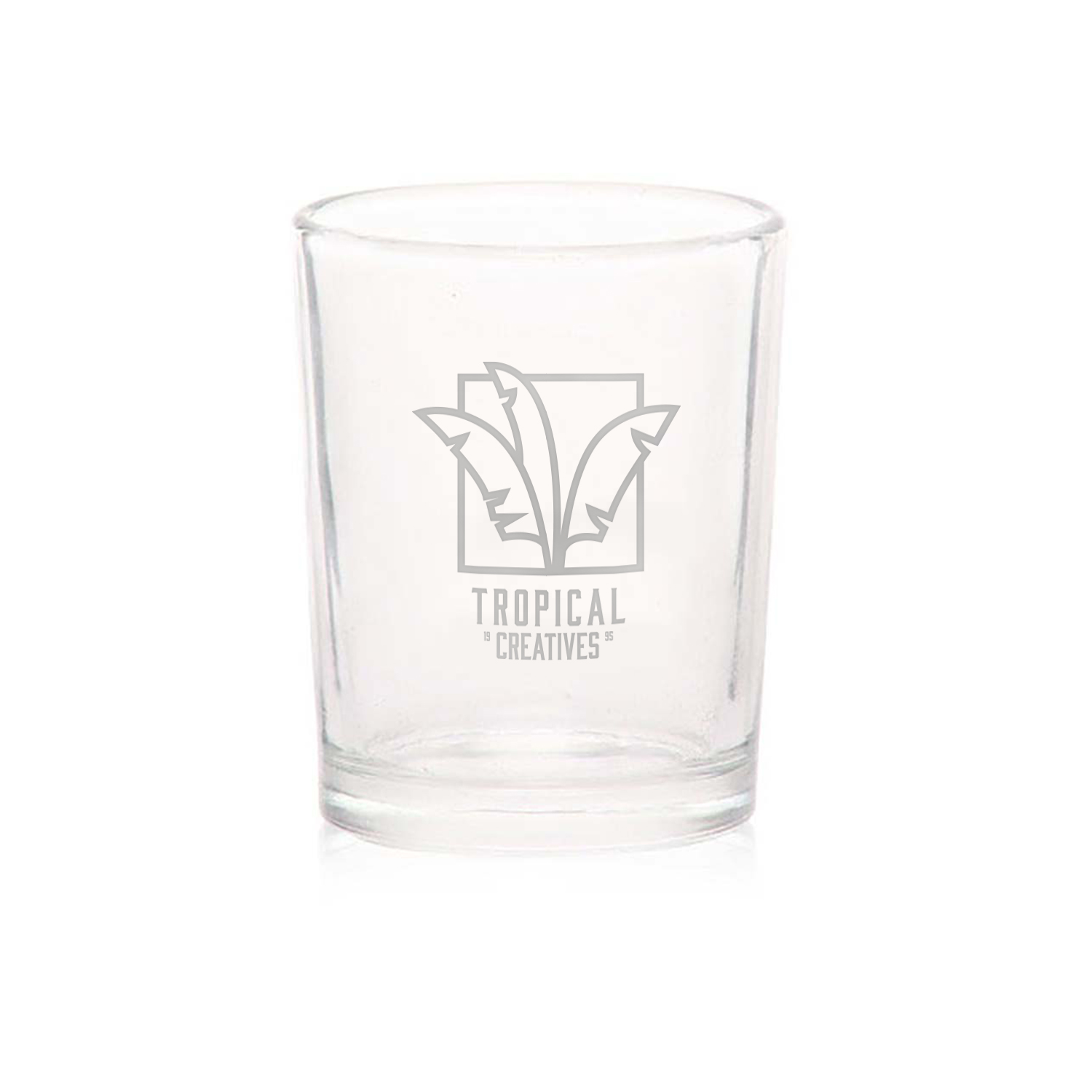 3 oz. Glass Votive Candle Holder (Engrave Imprint) 6