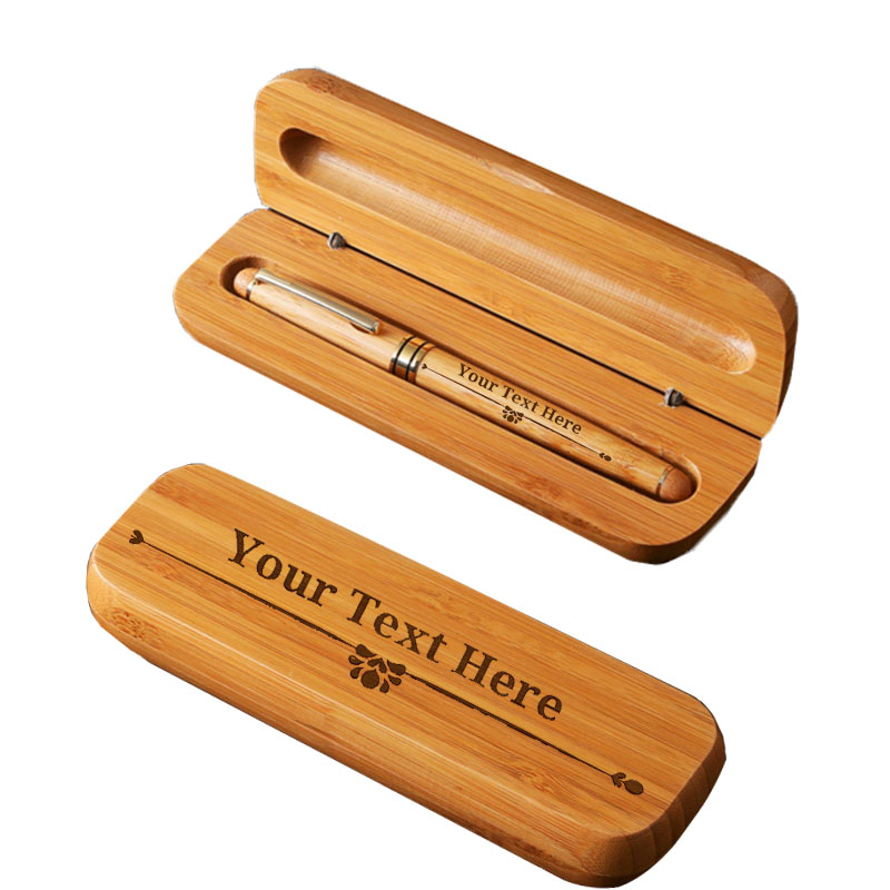 Bamboo Pen And Case Gift Set 1