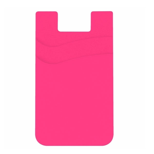 Dual Pocket Silicone Phone Wallet 5