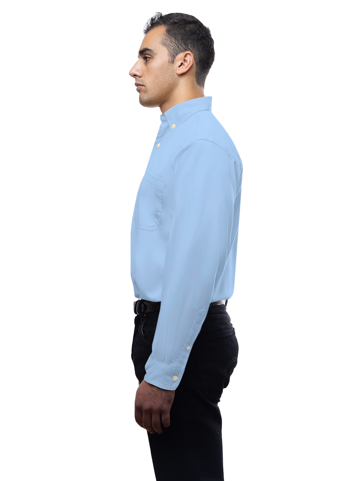 Blue Generation - Men's 1-Pocket Superblend Poplin Shirt 25