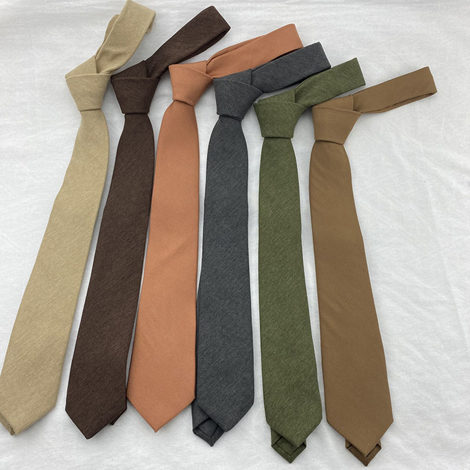 Men'S Skinny Necktie Slim Tie 6