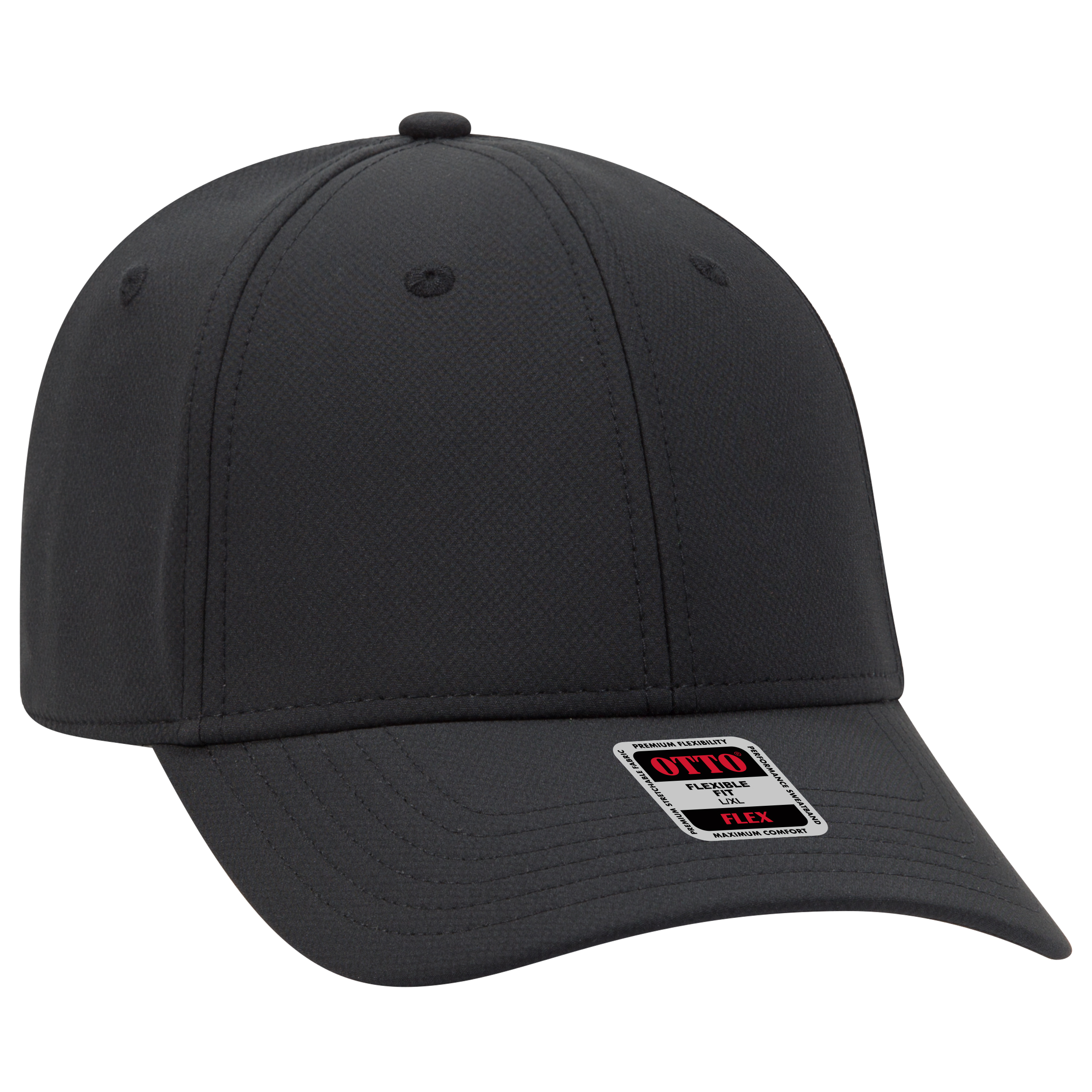 OTTO CAP® OTTO FLEX® Fitted UPF 50+ 6 Panel Low Profile Baseball Cap 35