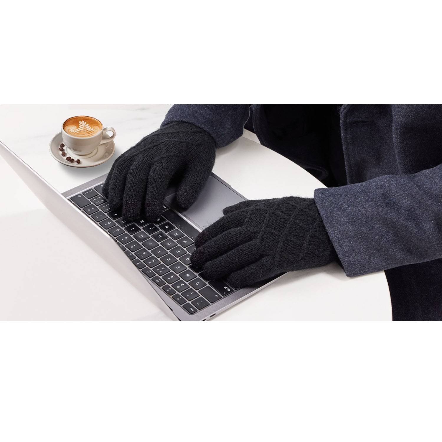 Unisex Winter Acrylic Knitted Touchscreen Glove 10