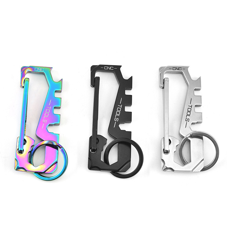 Multifunction Stainless Steel Keychain 1