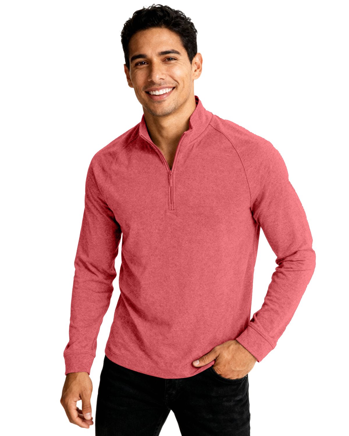 Clique Dash Recycled Mens Quarter Zip Sweatshirt 28
