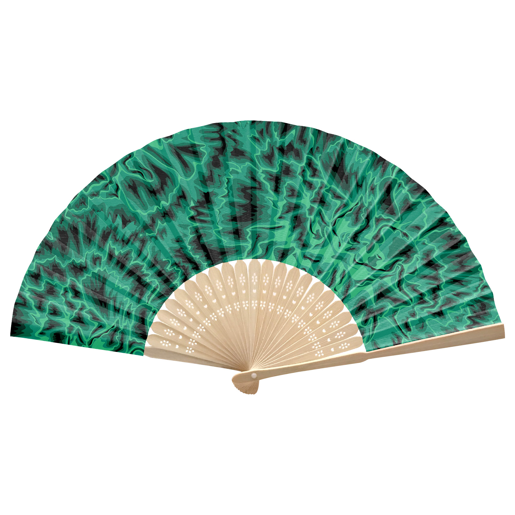 Foldable Bamboo Fan 14