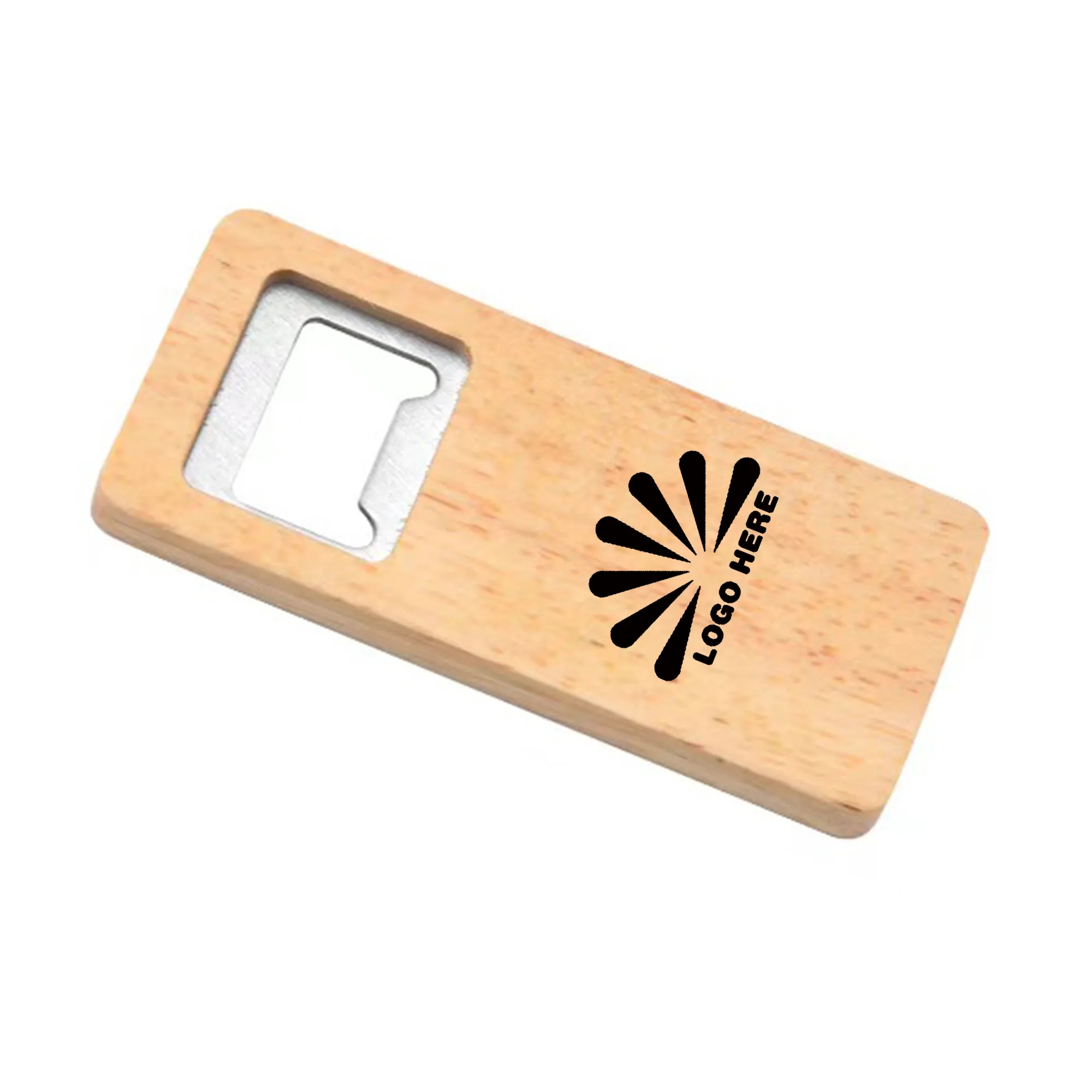 Simple Flat Bottle Opener With Customizable Logo 4