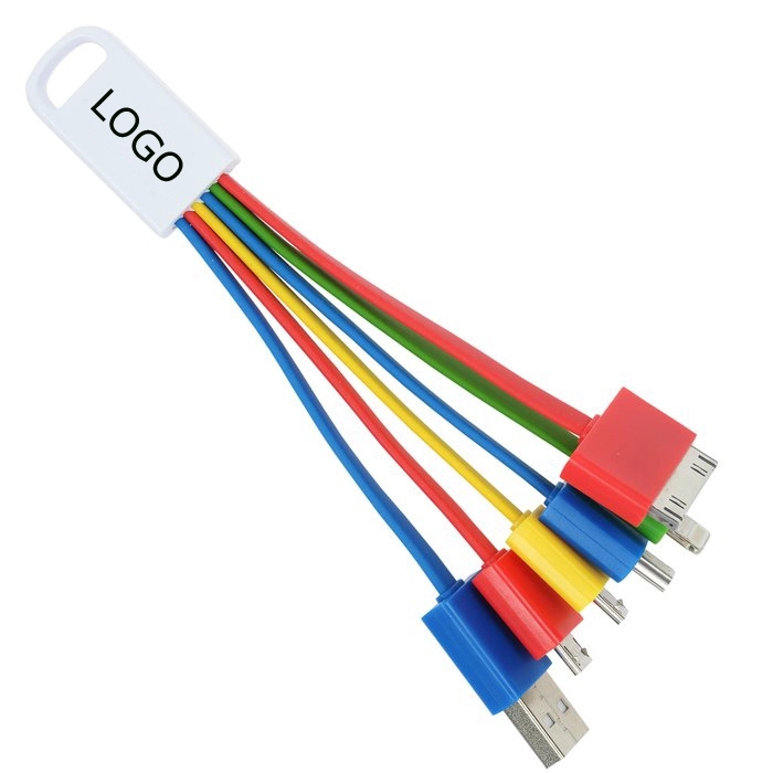 5-in-1 Charging Cable - Multi-Colour 2