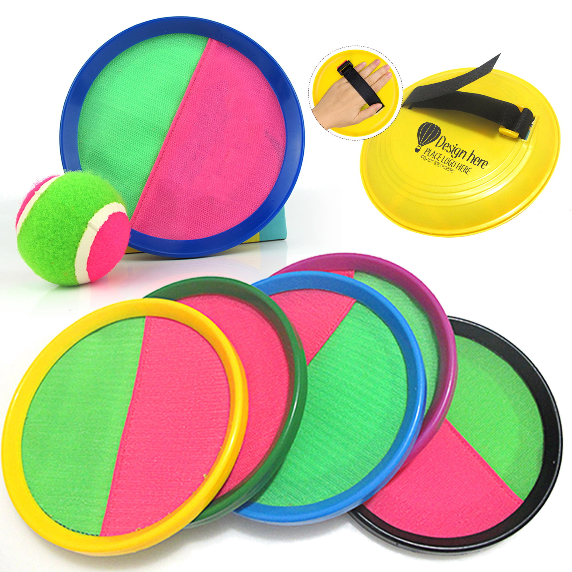 Paddle Catch And Toss Game Set Kids Toy 2