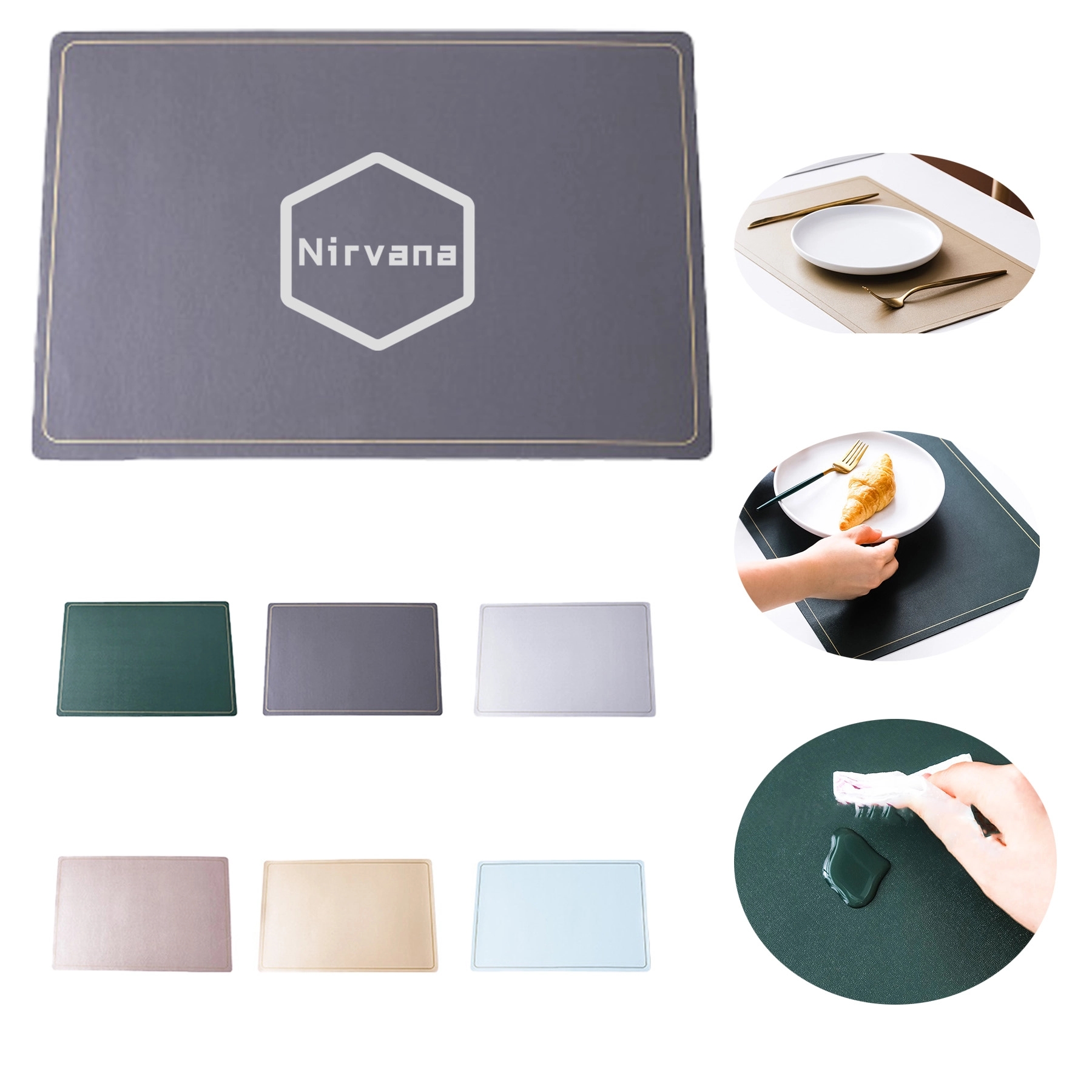 Pu Waterproof Placemat 3