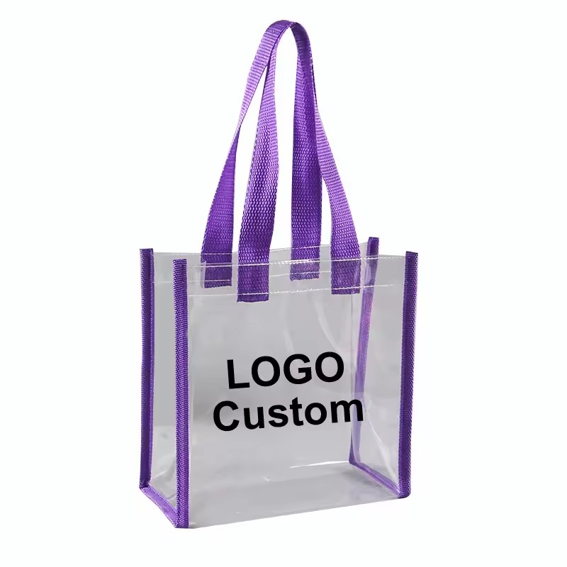 Clear PVC Stadium Tote Bags 1