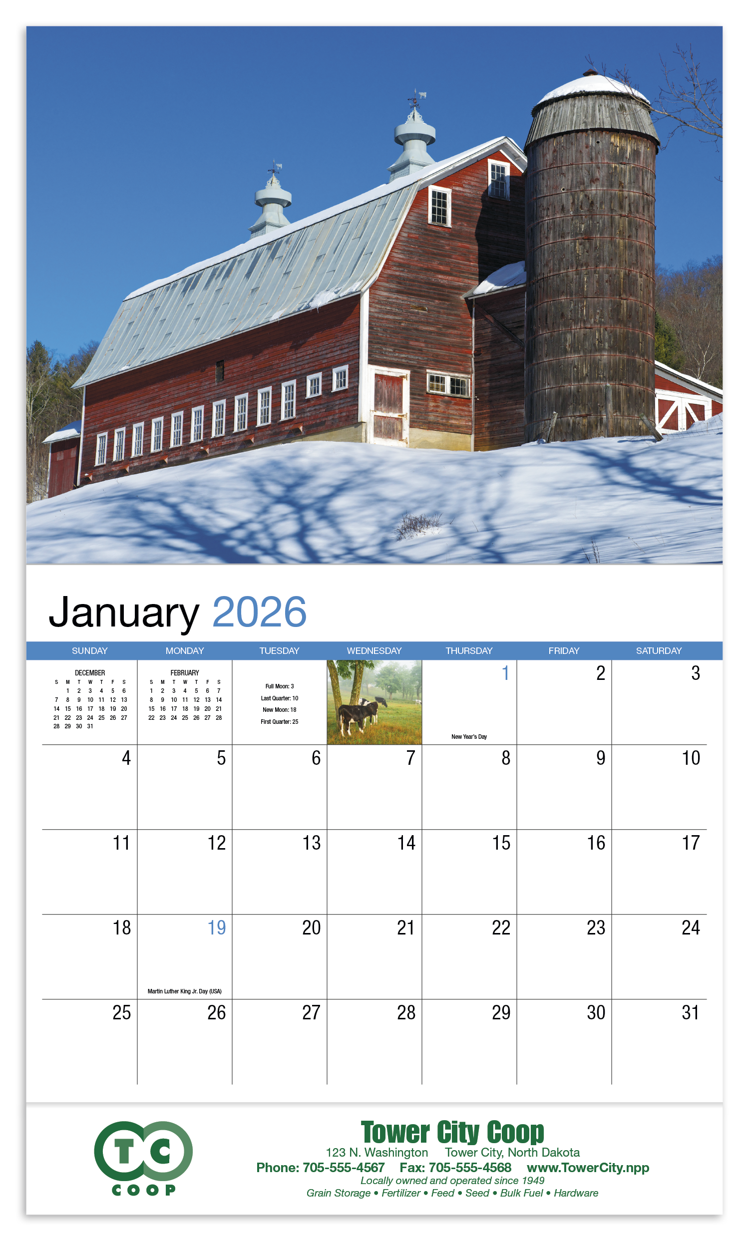HotLine® Products America's Bounty Appointment Calendar - Stapled 16