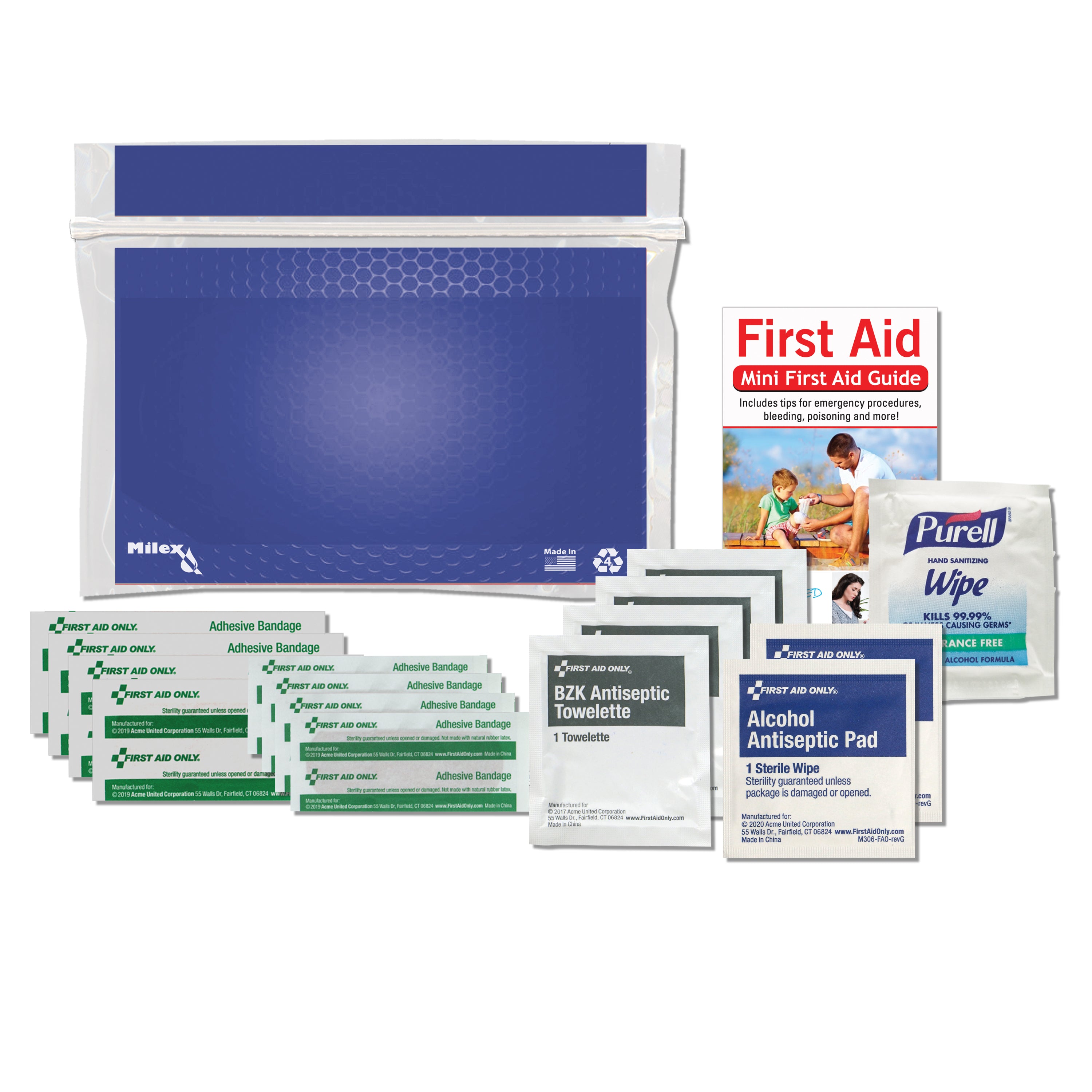 Personal First Aid Safety And Wellness Kit 2