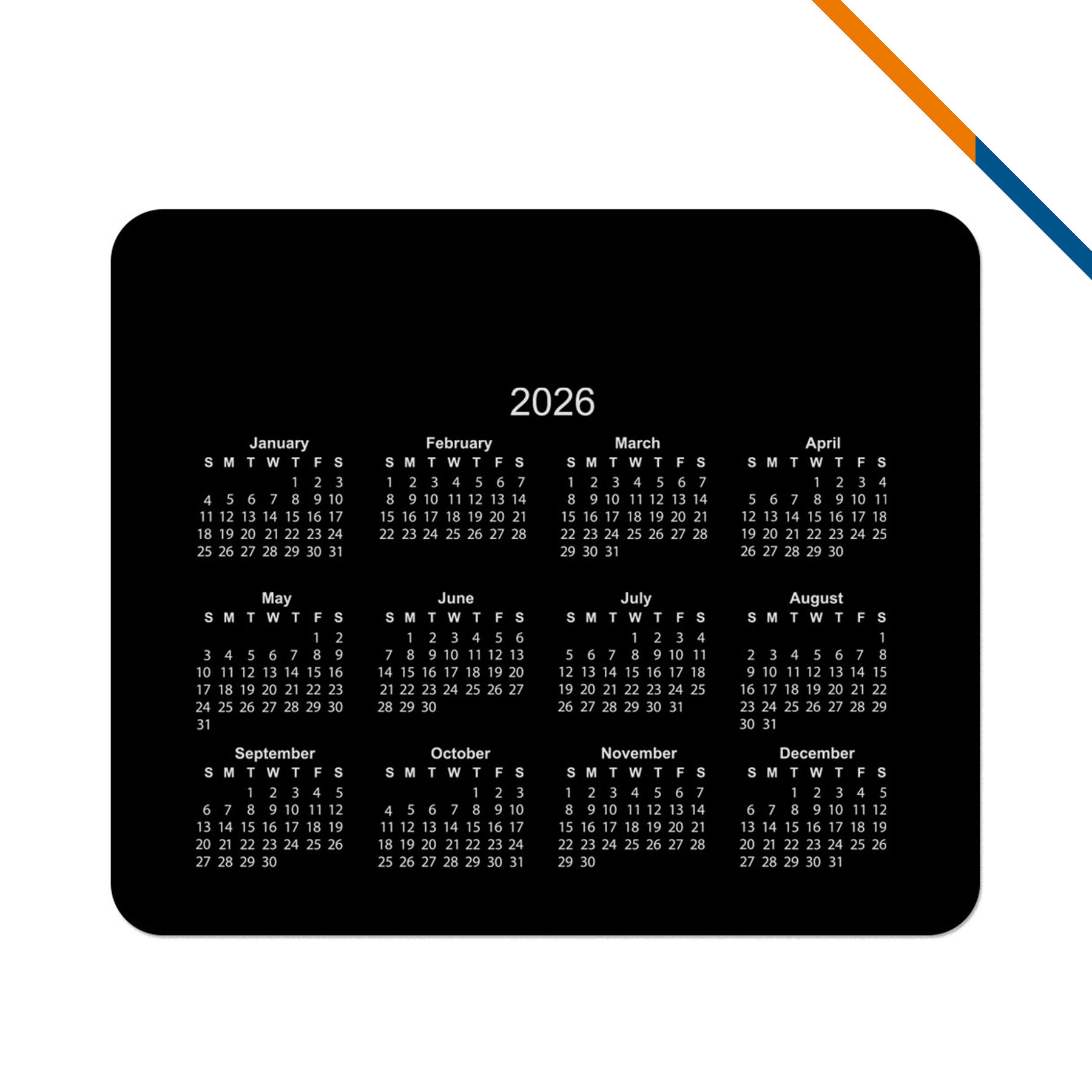 Nular Calendar Mouse Pad 1