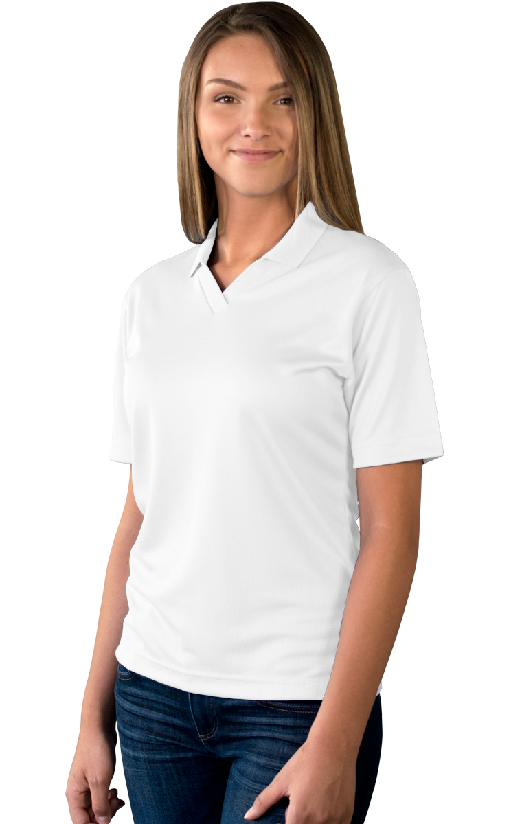 Ladies' Wicking V-Neck Polo 18