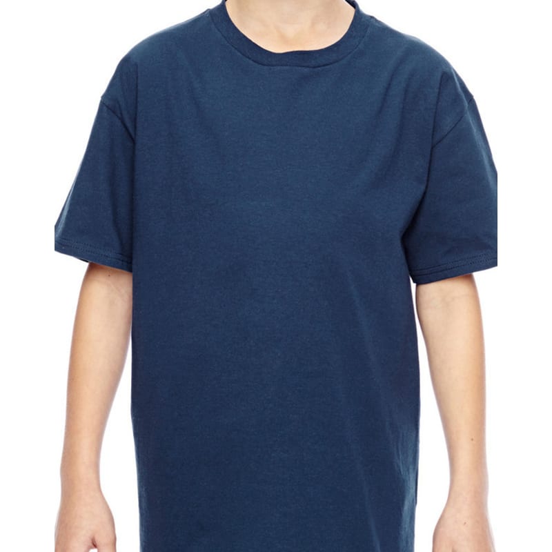 Hanes Youth 4.5 Oz., 100% Ringspun Cotton Nano-T® T-Shirt 19