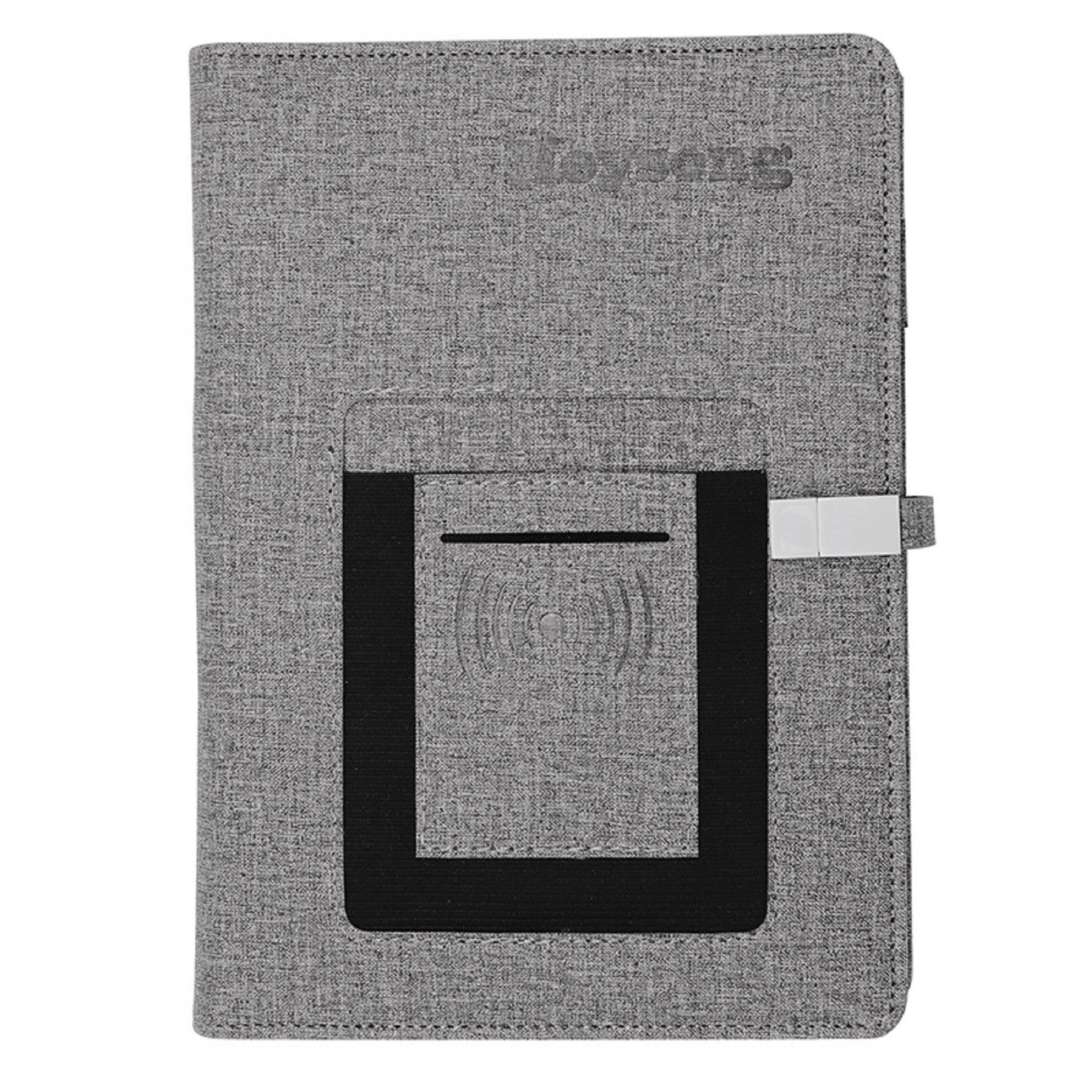 Diary Notebook with Flash Drive and  Power Bank 1