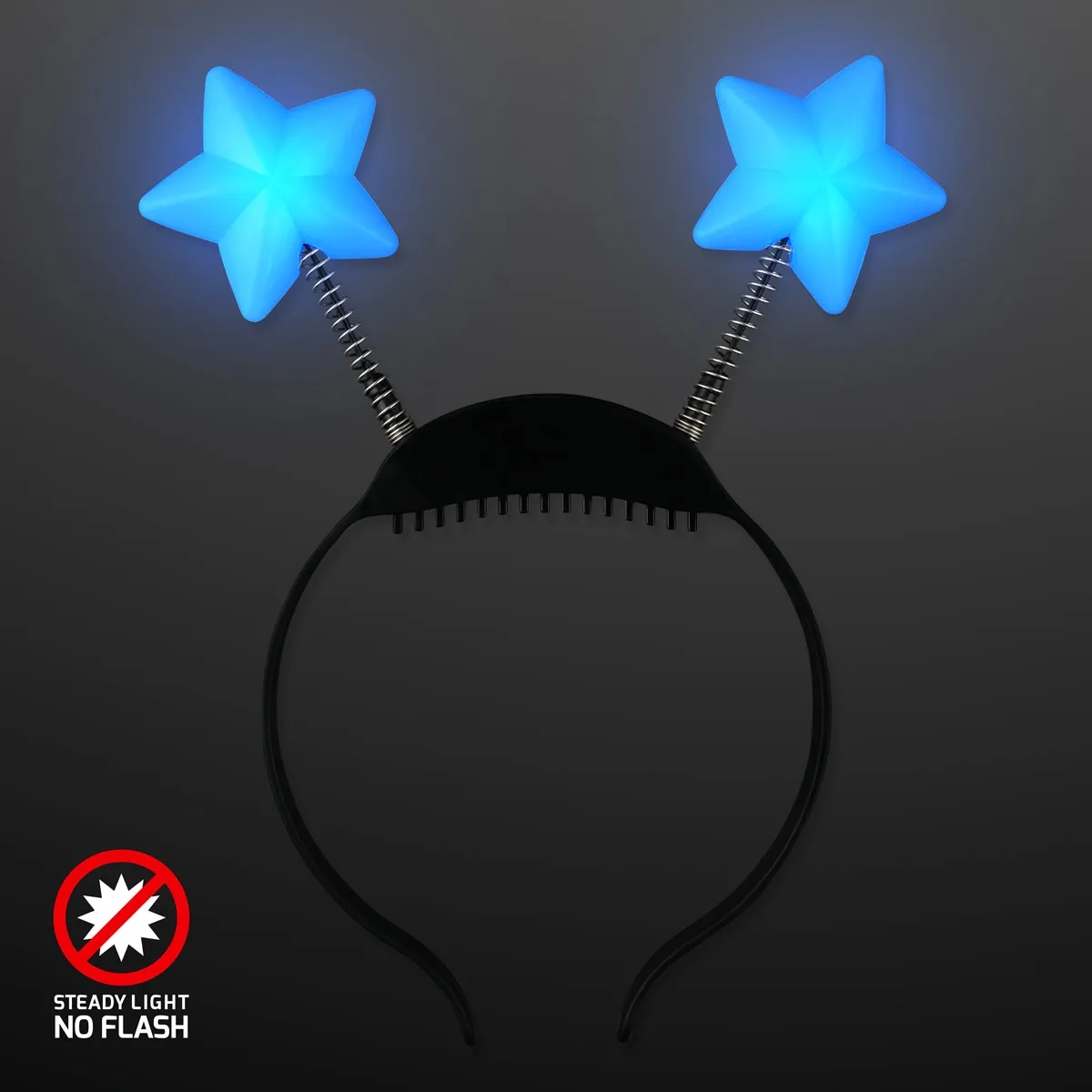 Blue star light-up head boppers 4