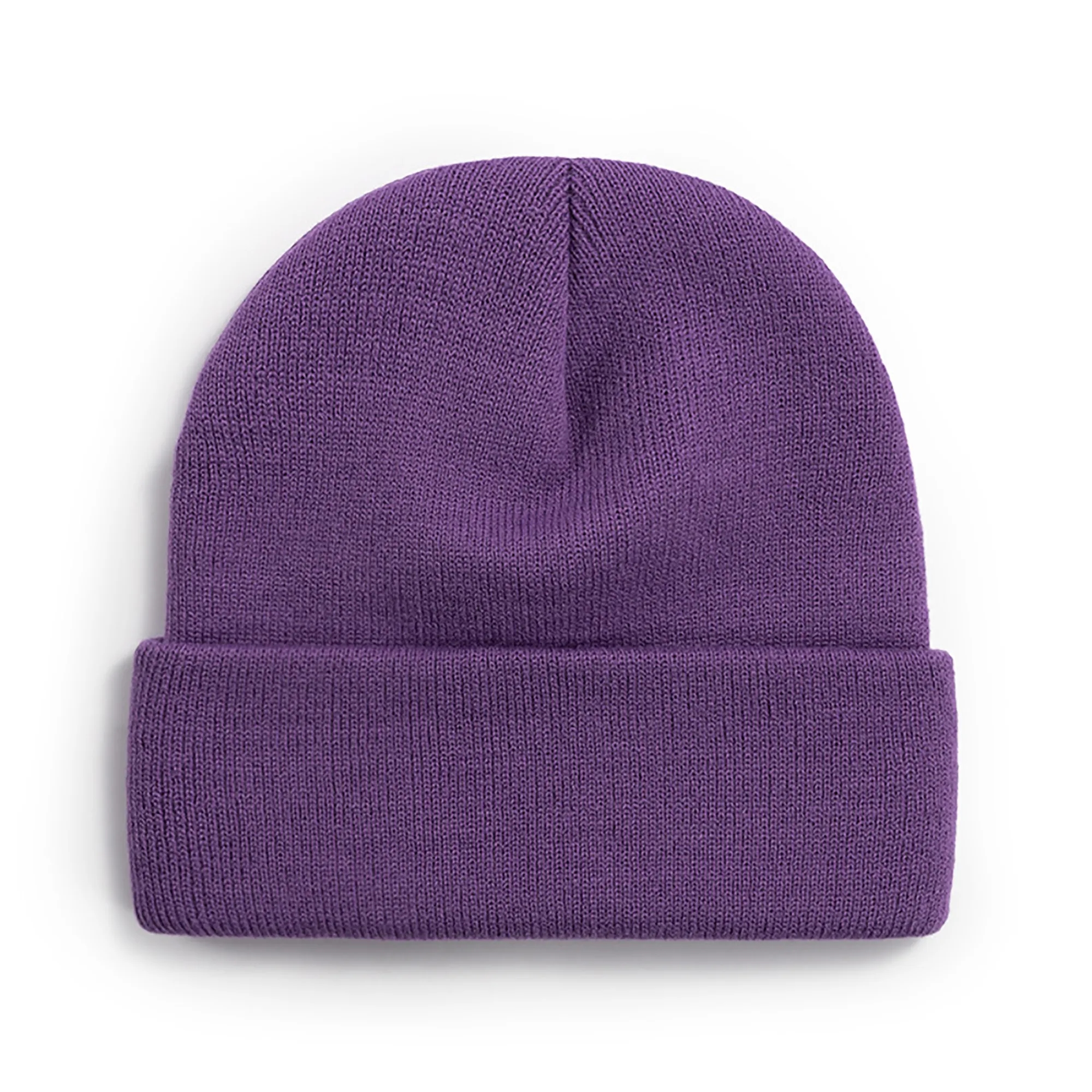 Acrylic Winter Knitted Beanie Hat MOQ 50PCS 15