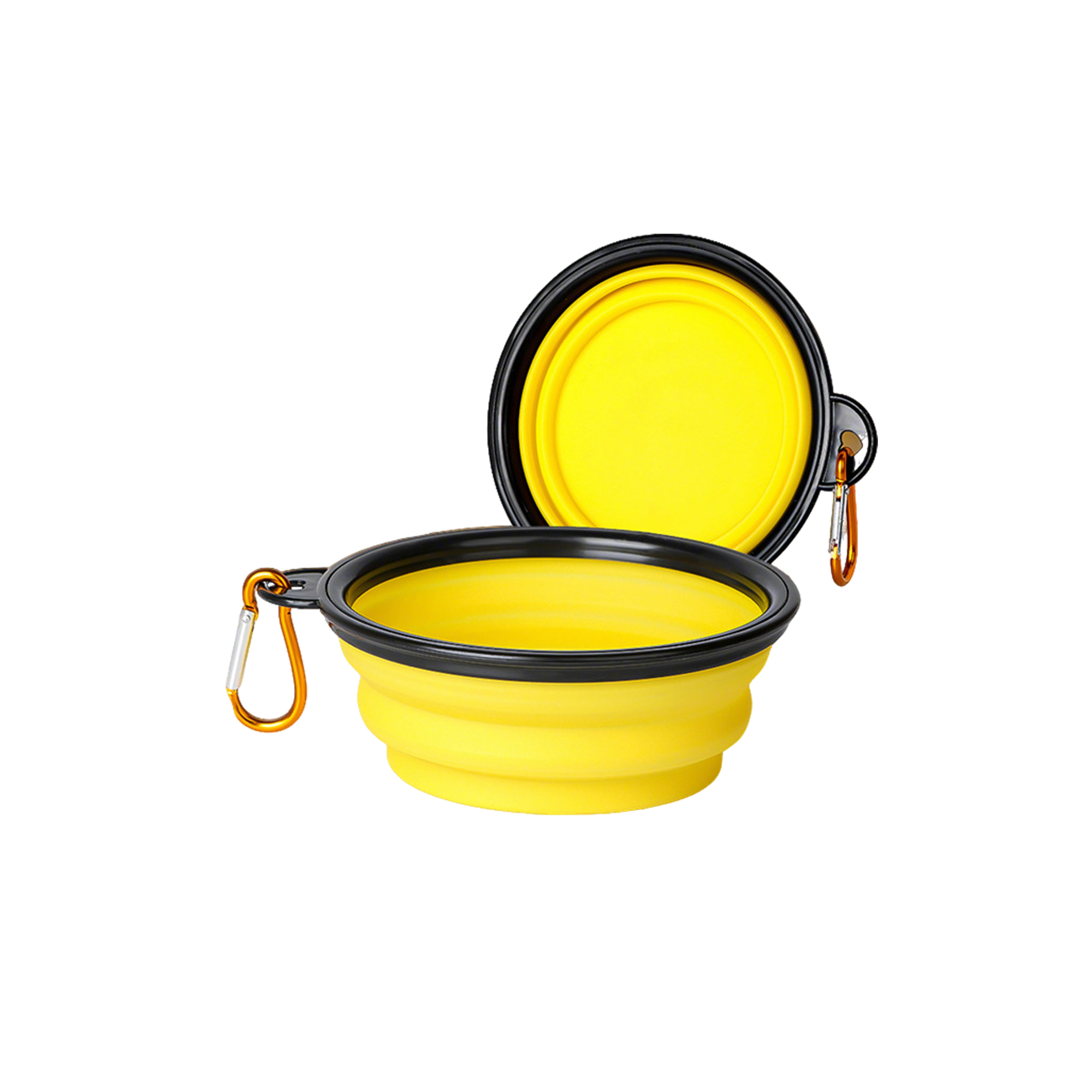 Collapsible Dog Bowl With Carabiner 12 Ounce Capacity 1