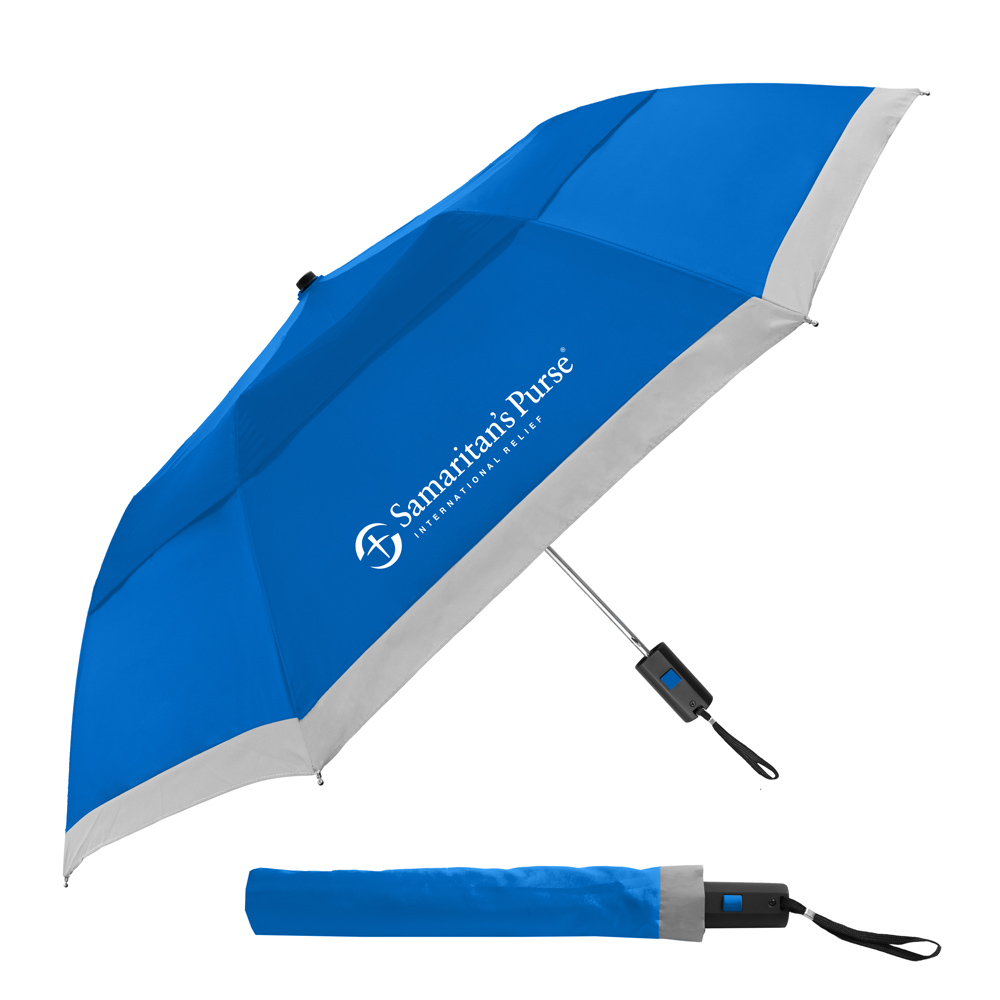 The Vented Lifesaver Folding Umbrella 1