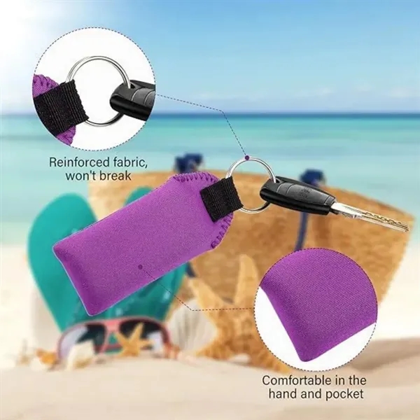 Floating Water-Resistant Neoprene Keychain 3