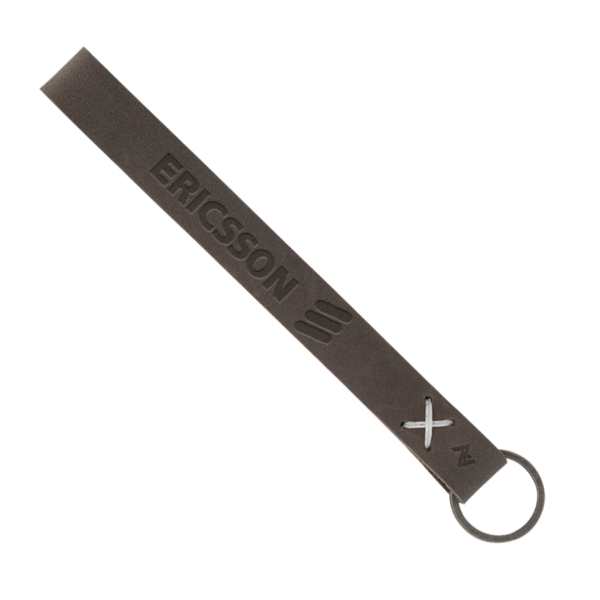 Hayward Leather Wrist Keychain with Metal Split-Ring 32