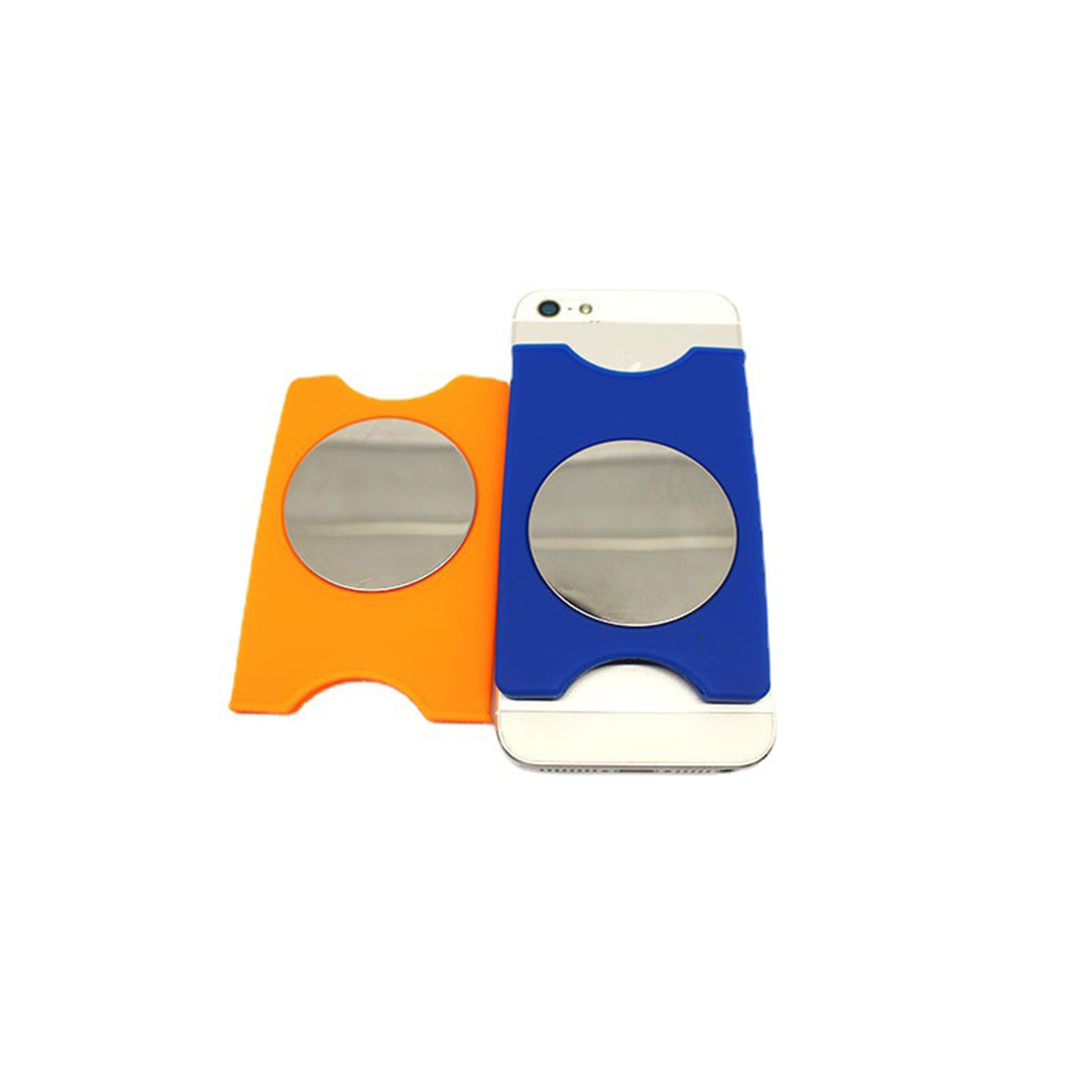Silicone Phone Card Wallet W/Mirror 2