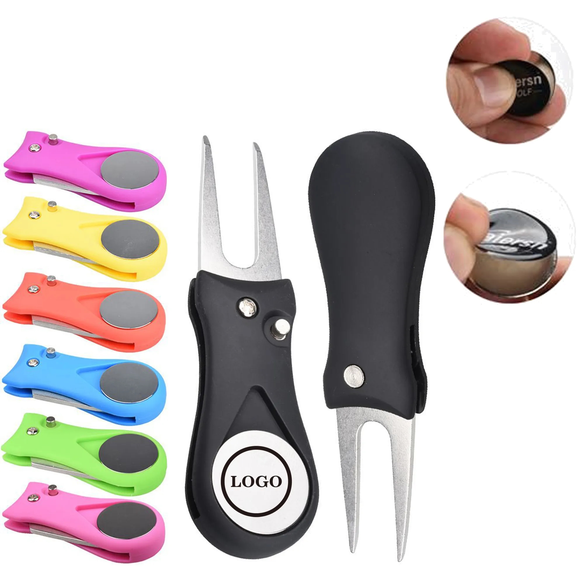 Golf Divot Repair Tool with Ball Marker 4
