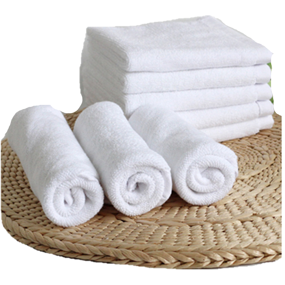32S/S Cotton White Wash Cloth Face Towel 4