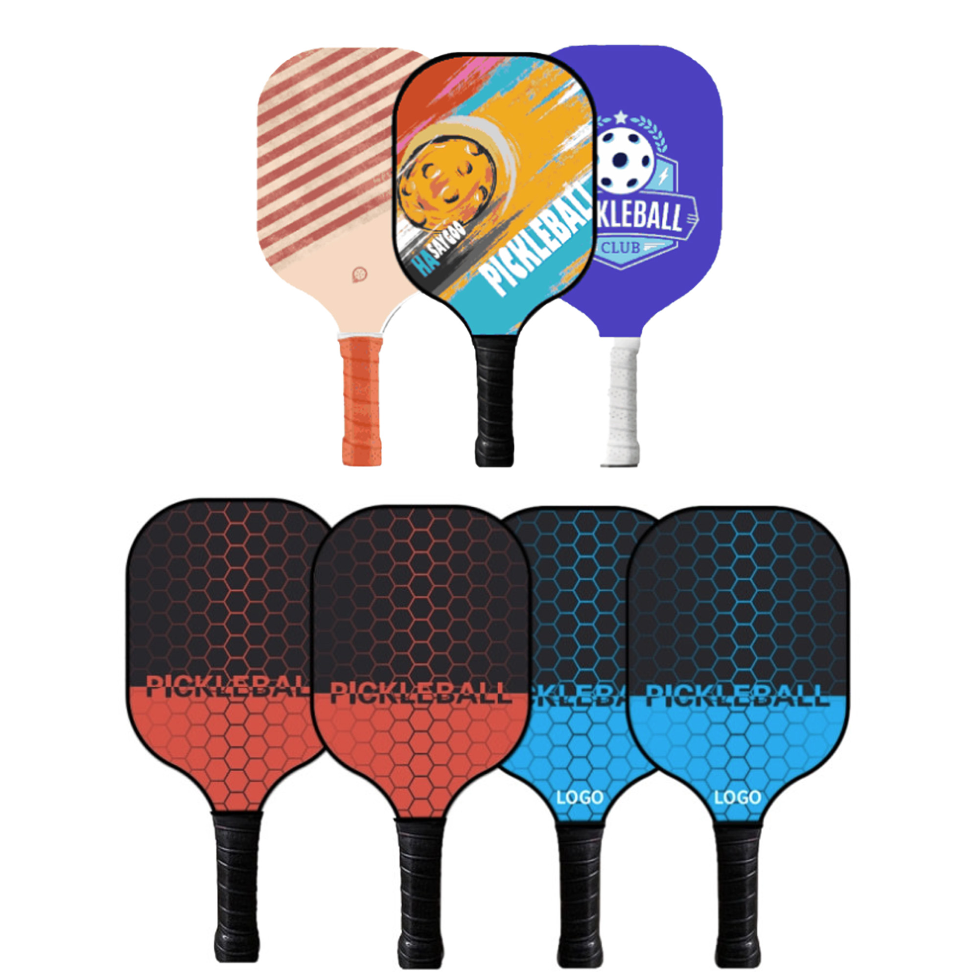 Personalized Fiberglass Pickleball Paddle 1