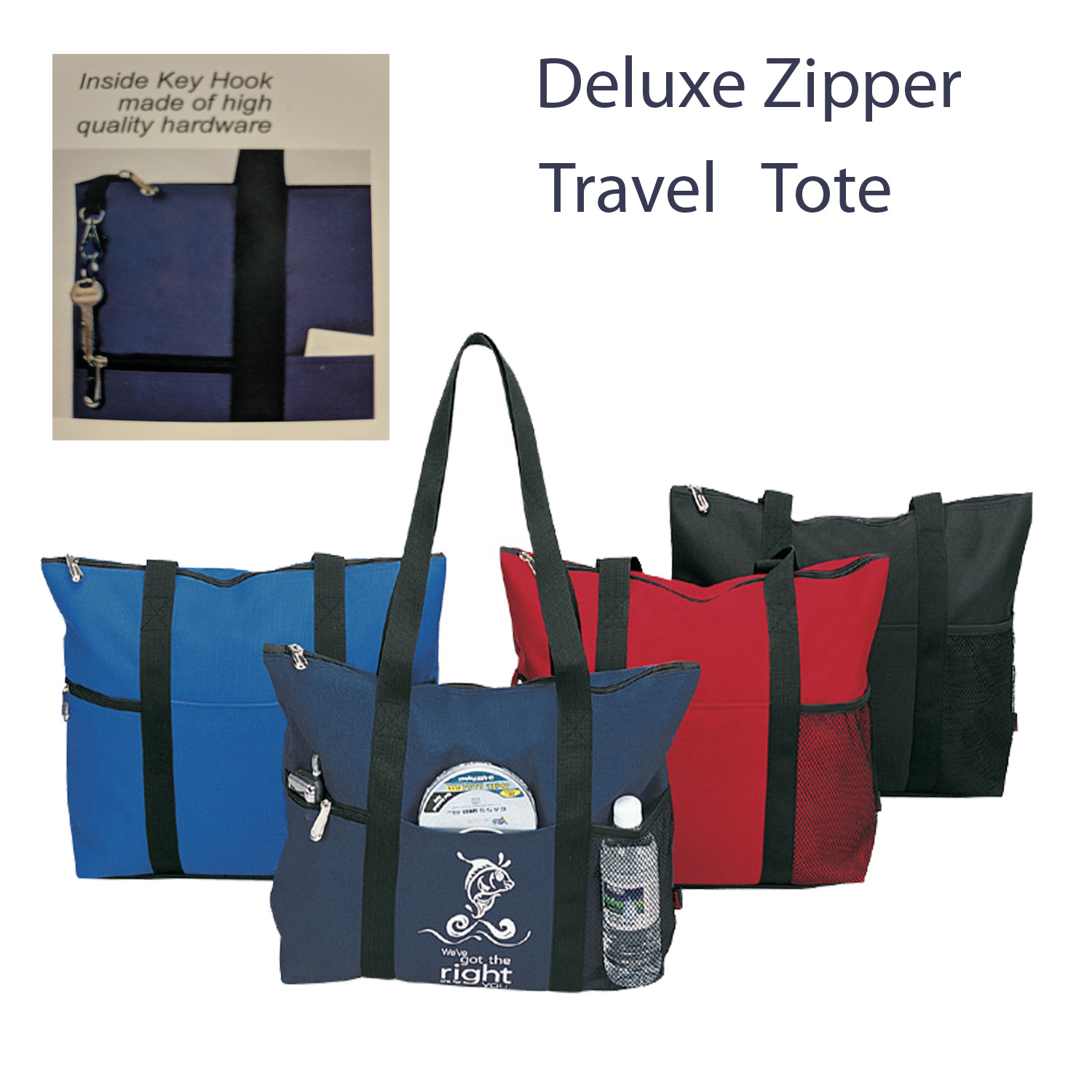 Deluxe Zipper Travel Tote 2