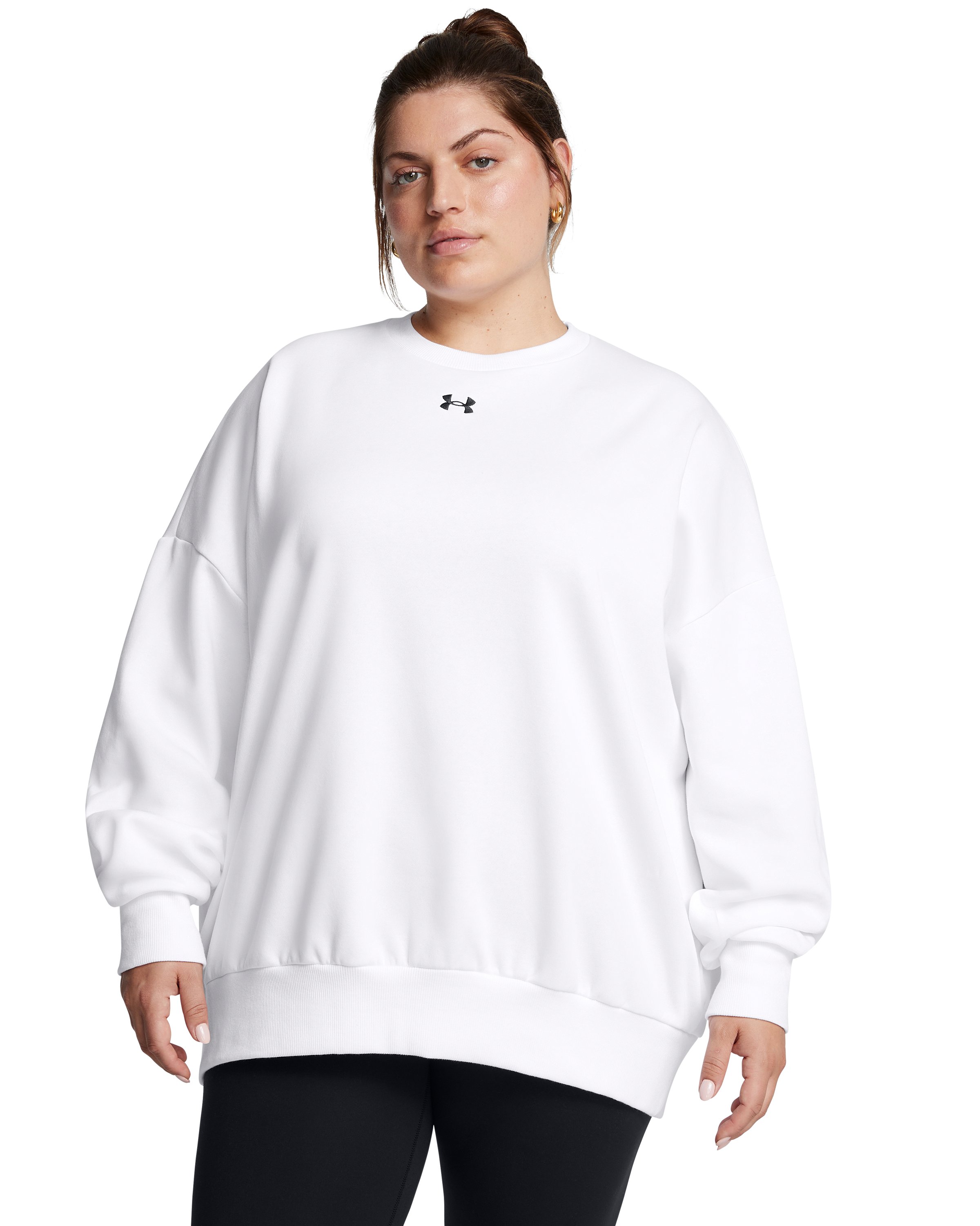 UA Rival Fleece Women's Oversized Crew 1