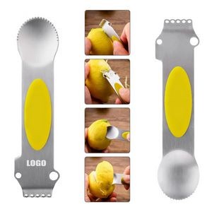 2 In 1 Stainless Steel Peeler And Spoon 13