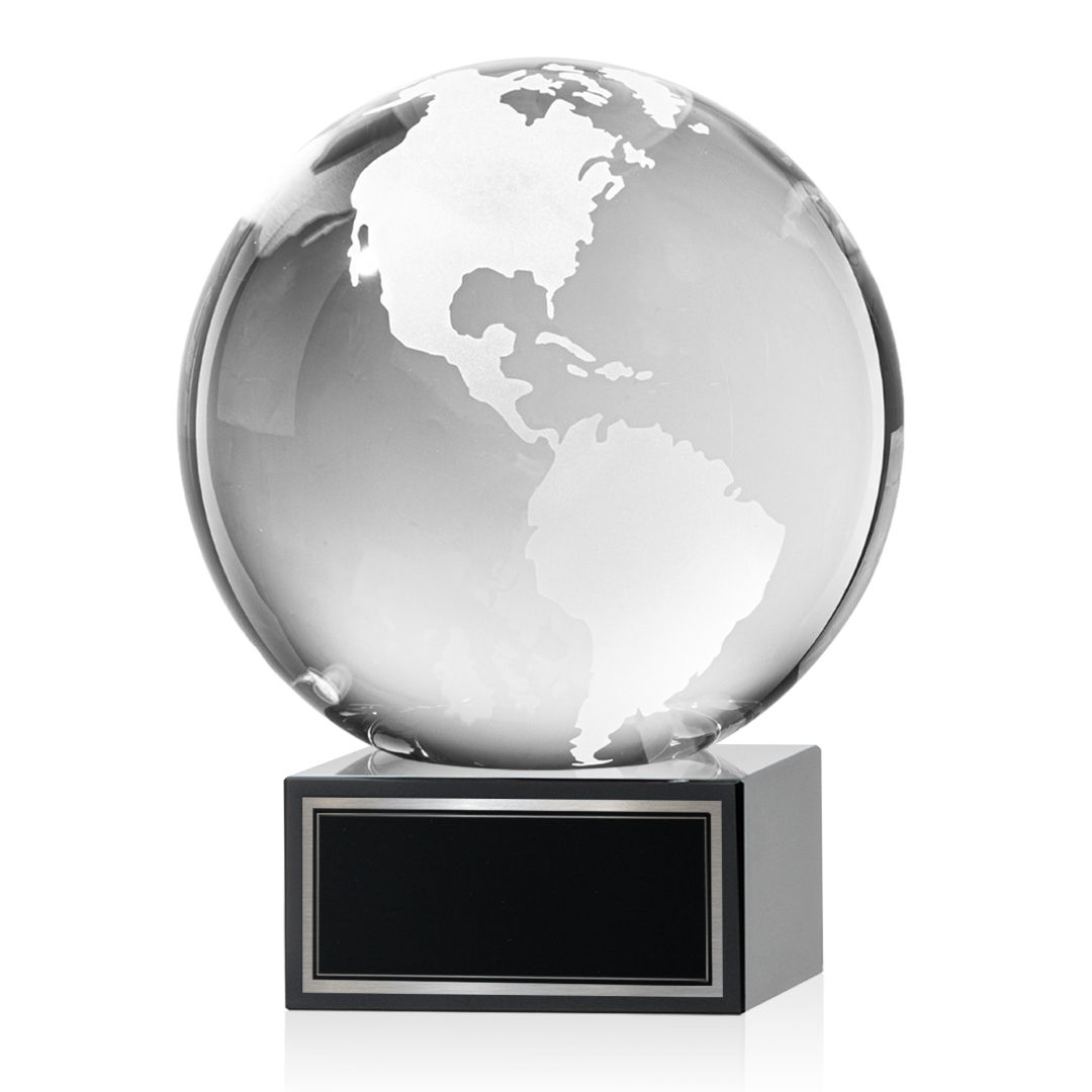 Globe Award on Hancock Base - Black 4