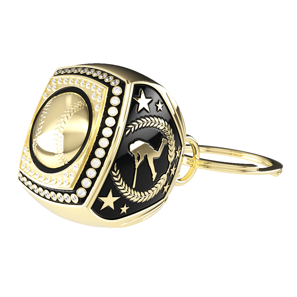 Epic Keychain Ring w/ Stock Bezel & Stock Side Inserts 2
