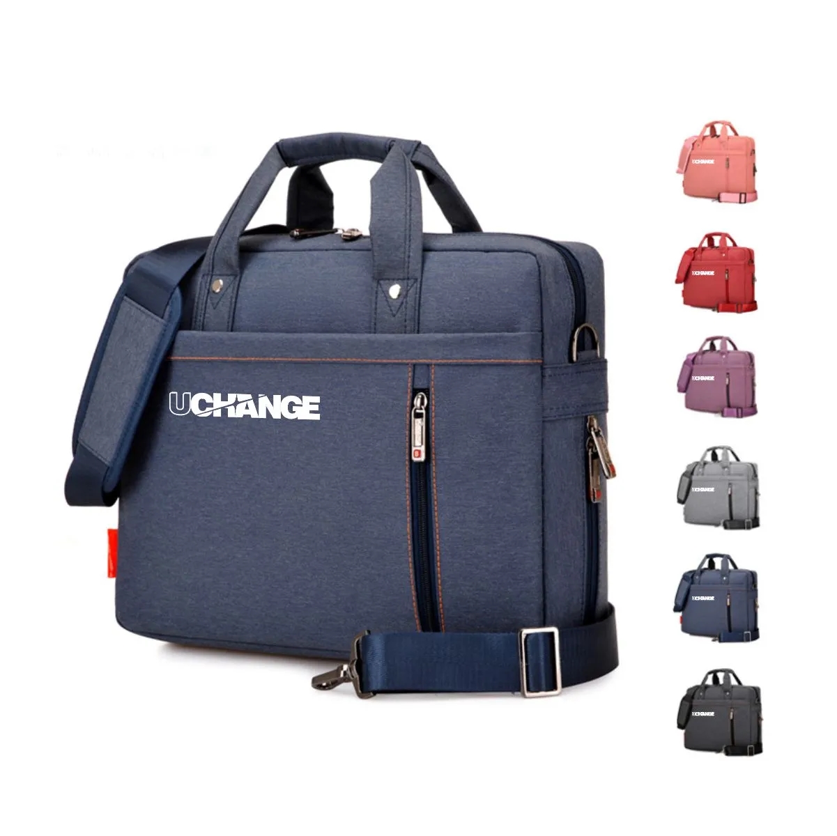 Business Laptop Bag With Shoulder Strap Trolley Strap Shockproof Durable 15.6" Laptop Bag 7