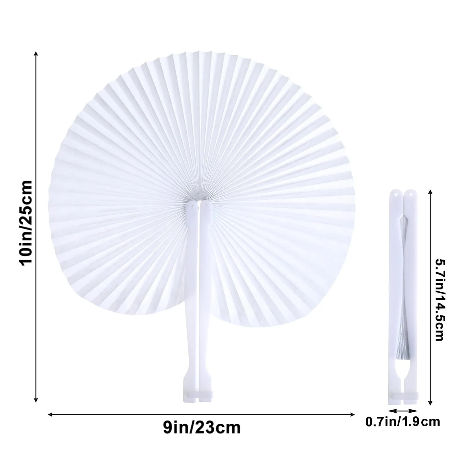 Wedding Folded Paper Fans 3