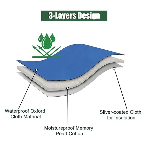 Full Color Foldable Portable Picnic Seat Cushion MOQ 50 2