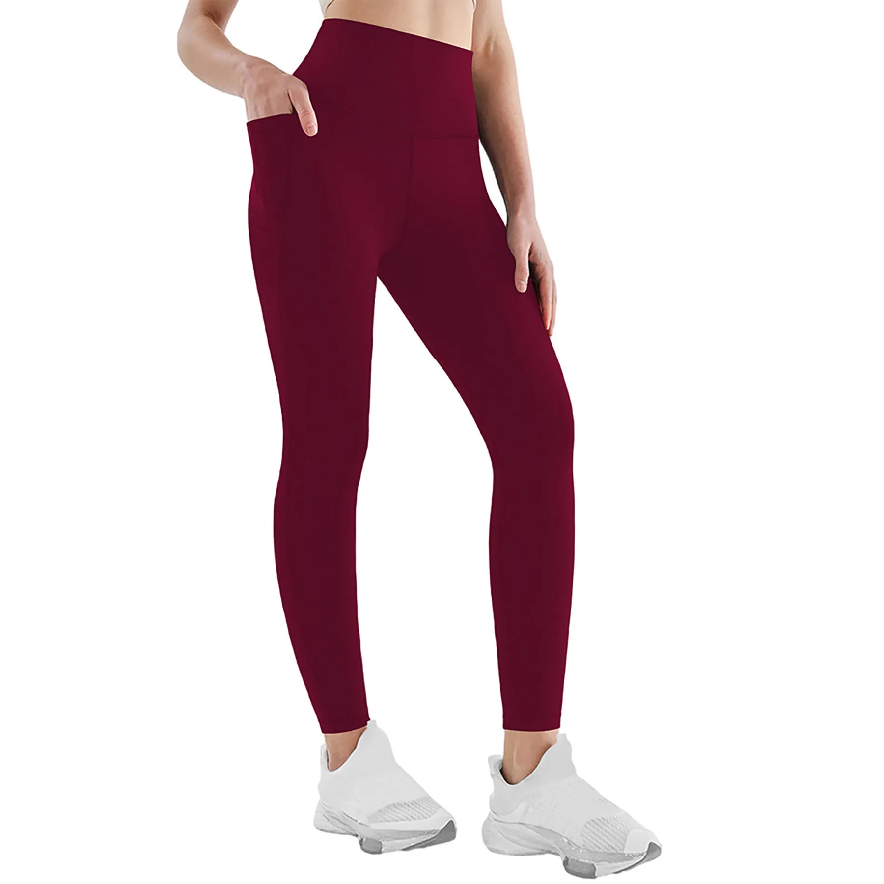 Thick High-Waisted Yoga Belt with Pocket  Sports  for Women 7