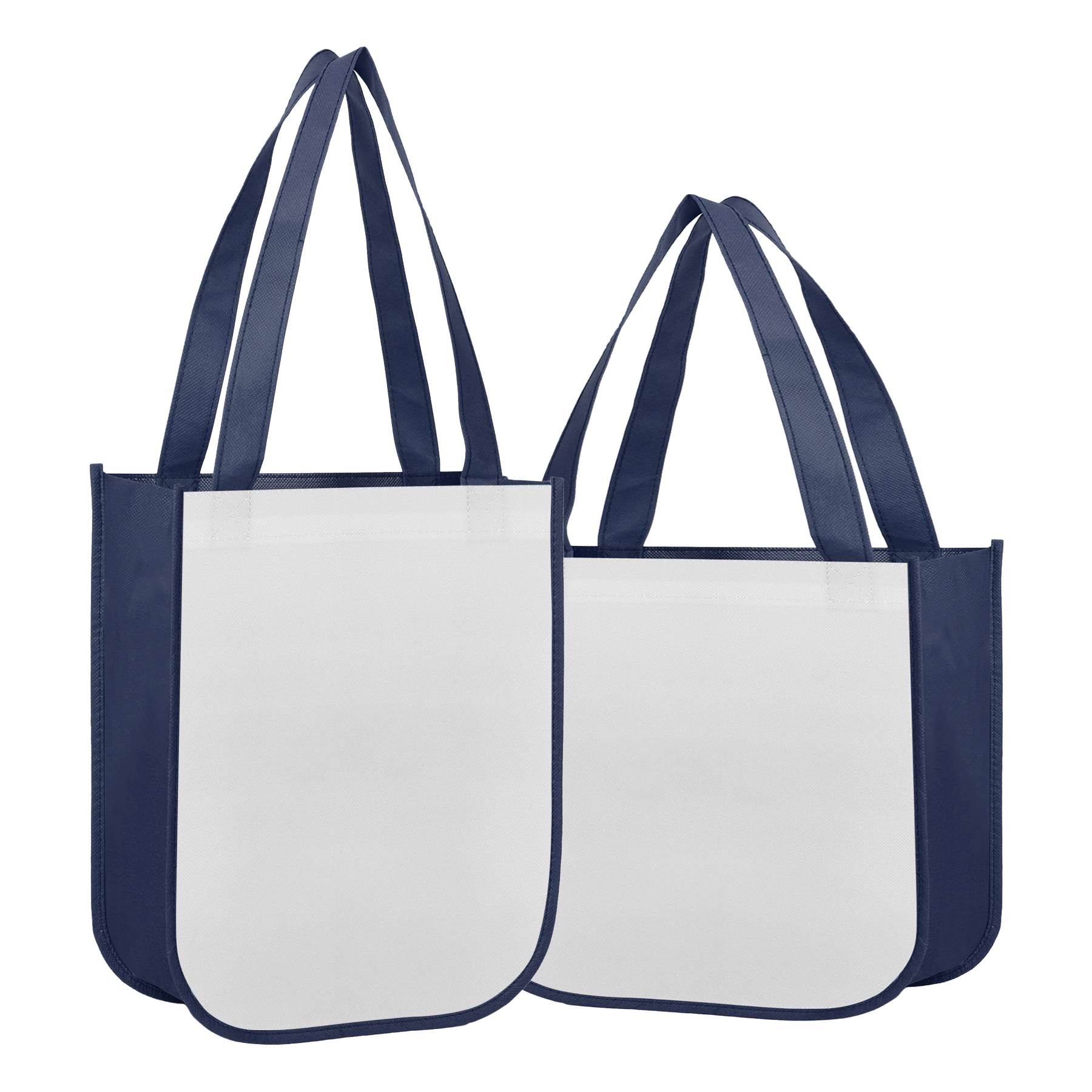 105GSM Full Color Laminated Tote Bag With Round Corner (12'' x 16'' x 6'') 1