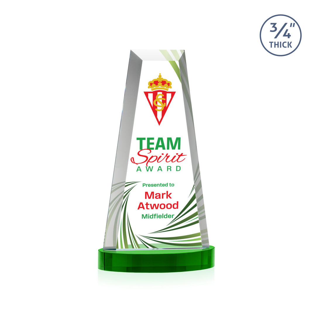 Imperial VividPrint™ Award on Alberton Base - Green 6