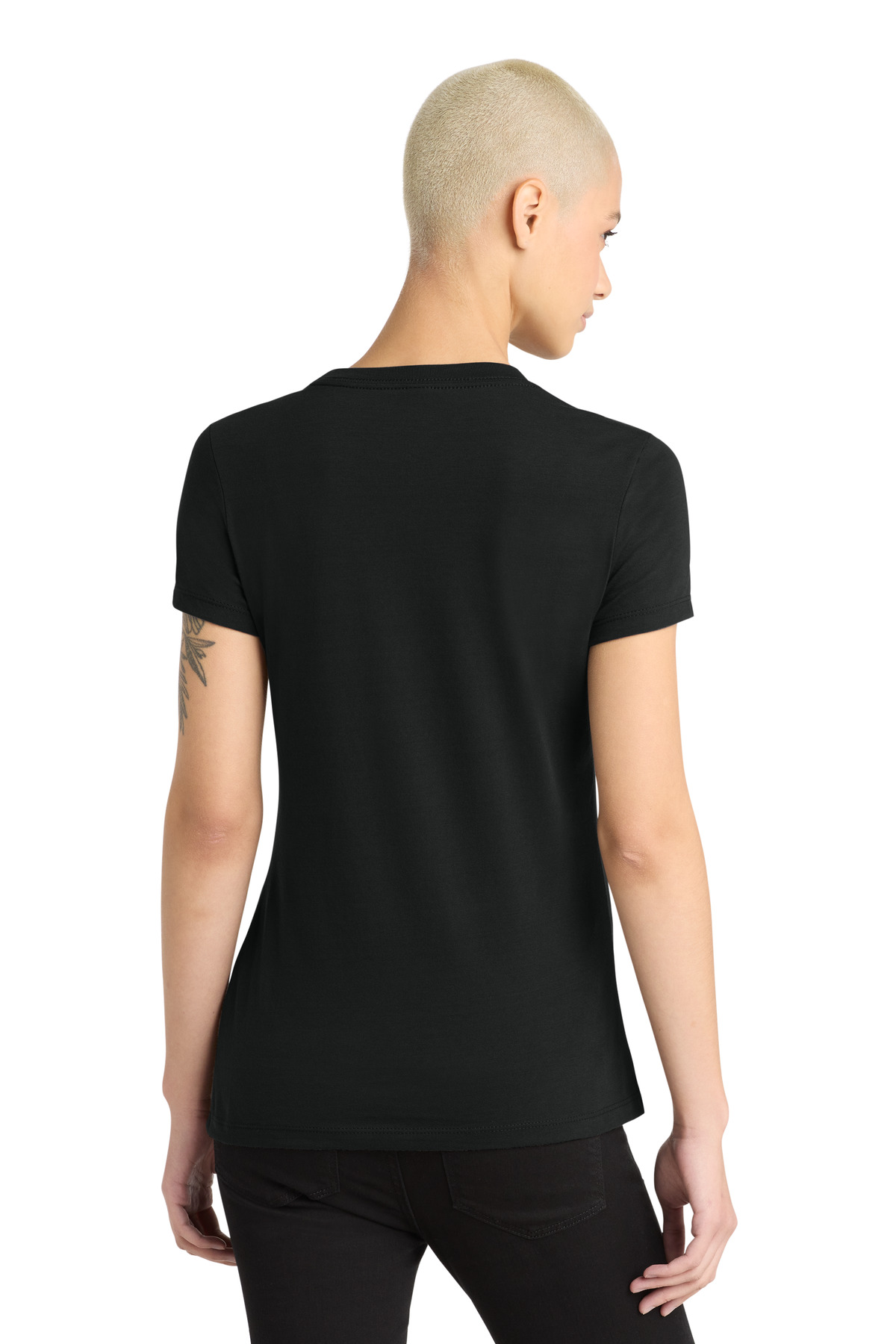 District Women's Perfect Blend CVC Tee. DM108L 15