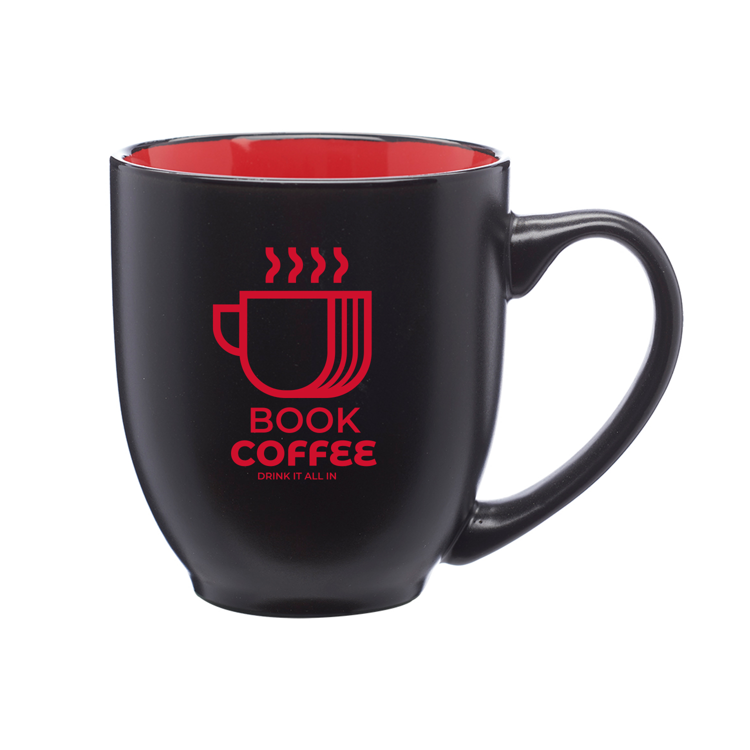 16 oz. Hidden Hue Ceramic Bistro Mug (2 Color Imprint) 5