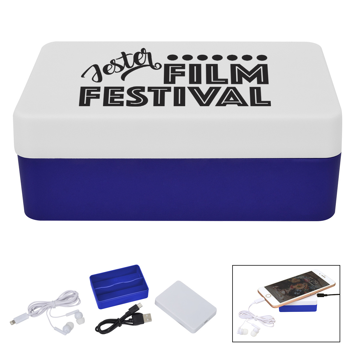 3-In-1 Stowaway Wireless Charging Kit With Earbuds 29